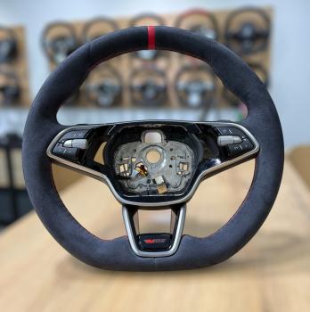 Skoda Octavia III MK3 5E0 VRS Lenkrad Neu Beziehen